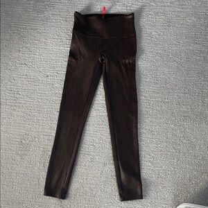 SPANX Glossy Chocolate Leggings